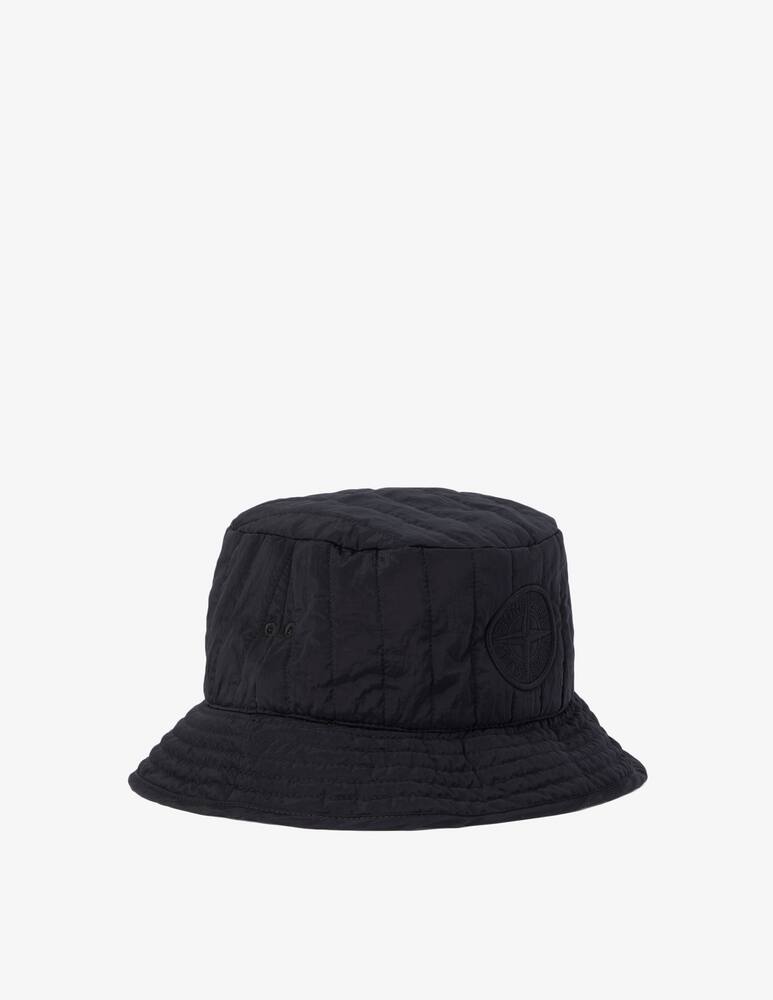 rinascente Stone Island Cappello bucket in nylon metal - Nero