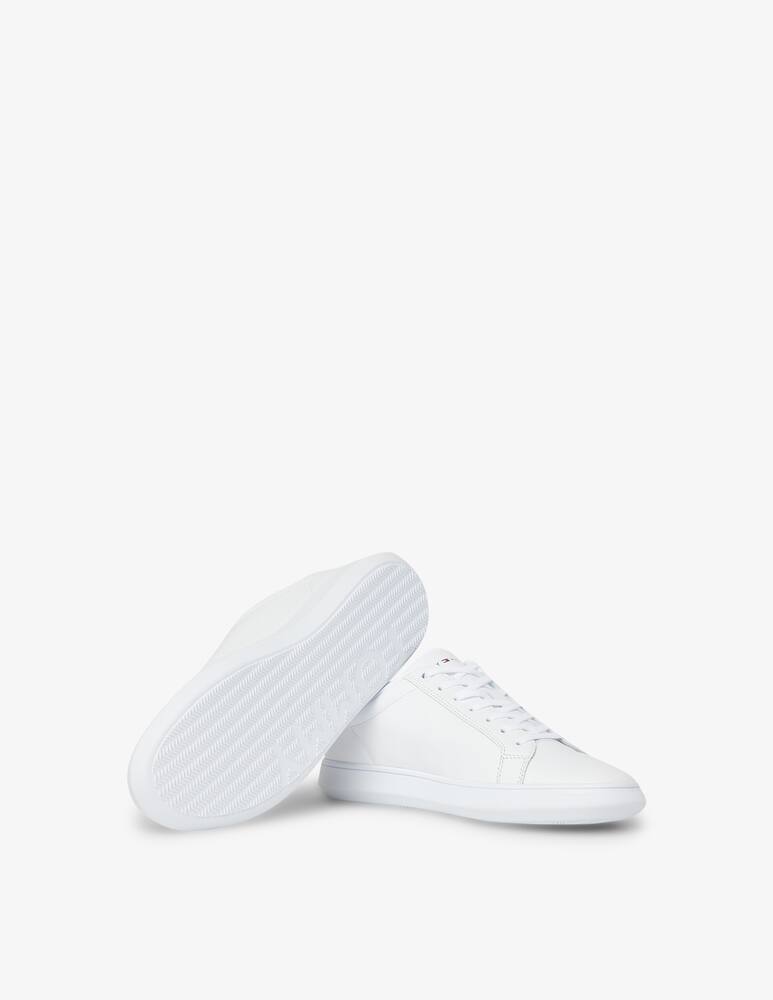 rinascente Tommy Hilfiger Th monogram leather sneakers - White