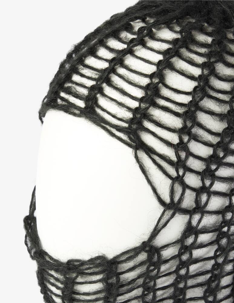 rinascente C.rusade Wool loose balaclava - Black