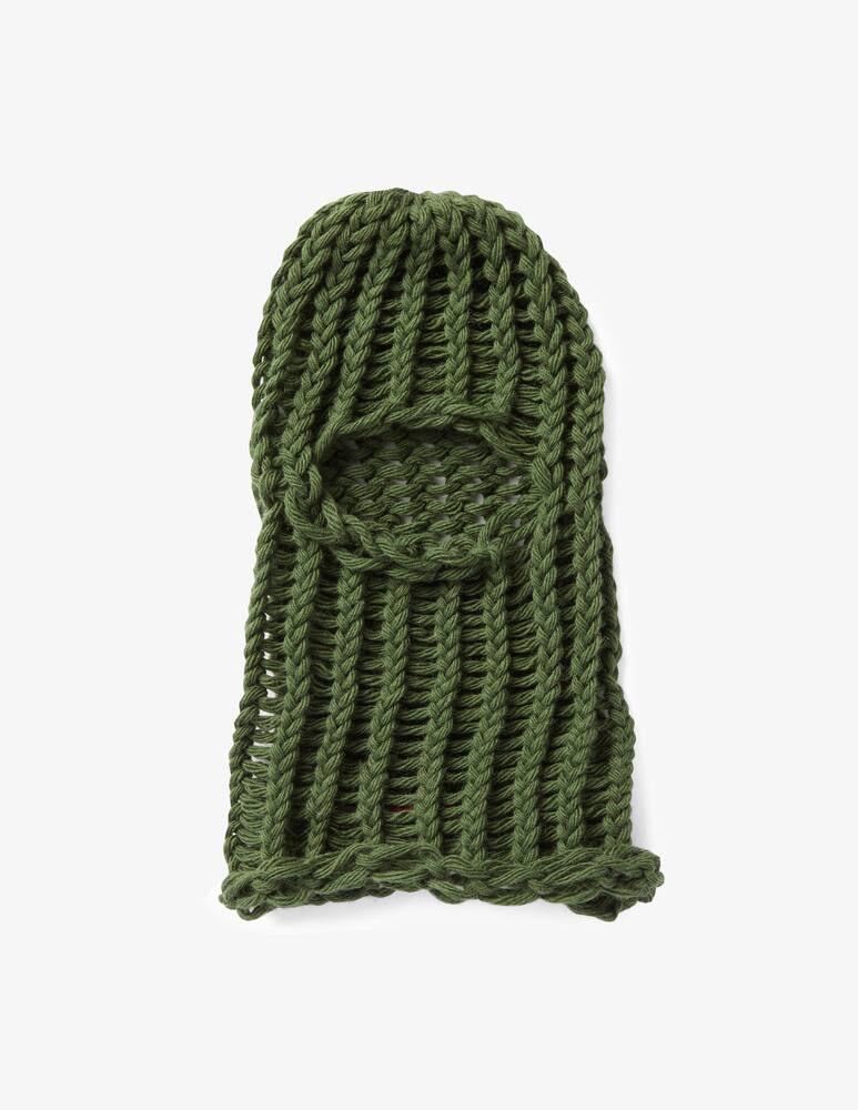 rinascente C.rusade Wool loose balaclava - Green