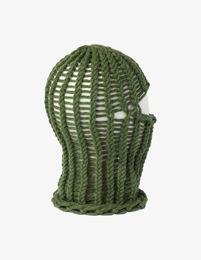 rinascente C.rusade Wool loose balaclava - Green