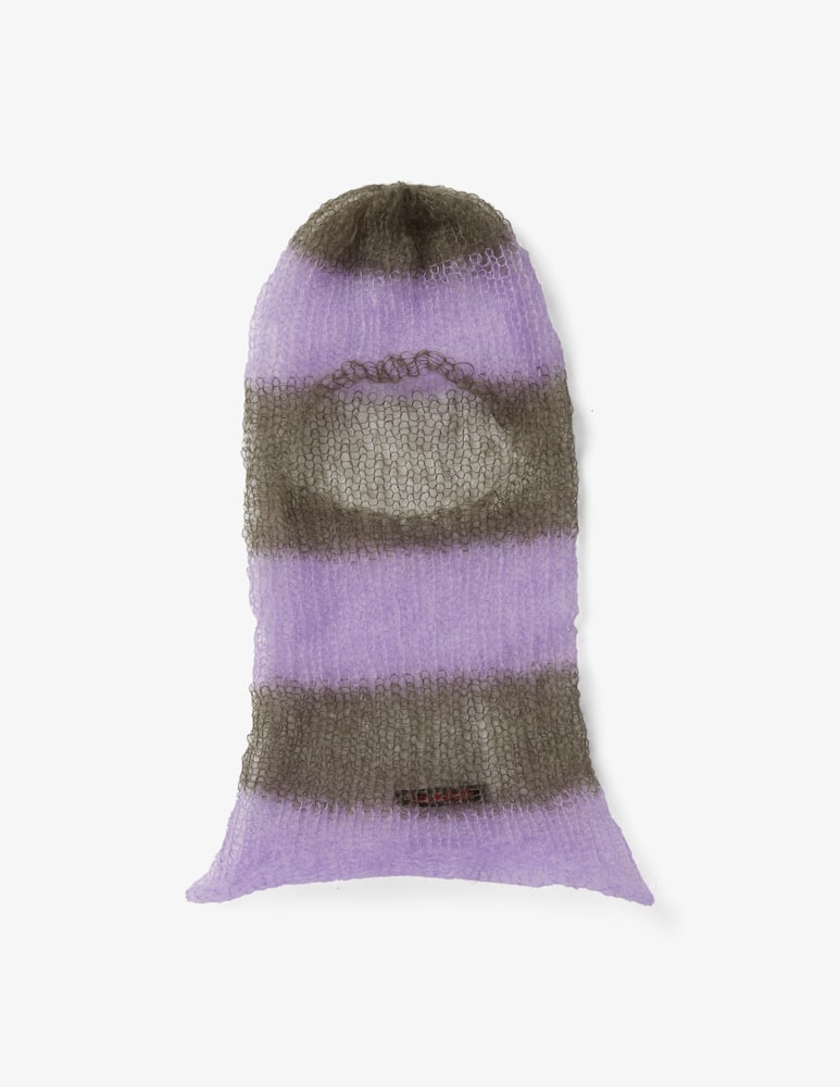 rinascente C.rusade Balaclava in lana stripes - Viola
