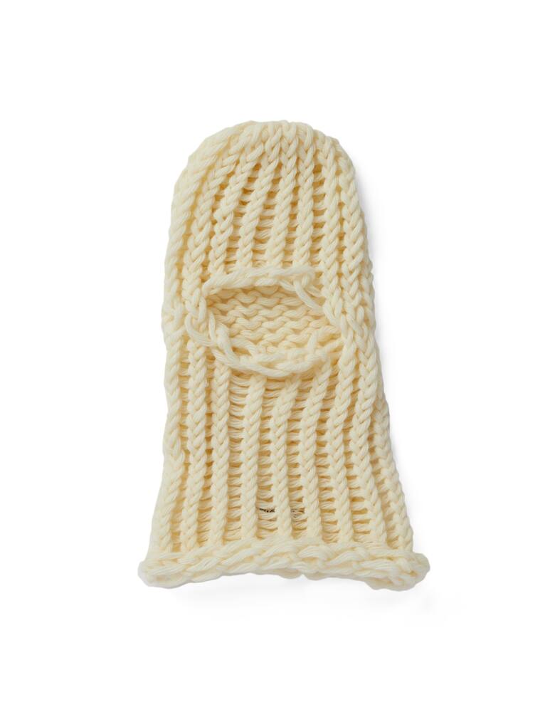 rinascente C.rusade Wool loose balaclava - White