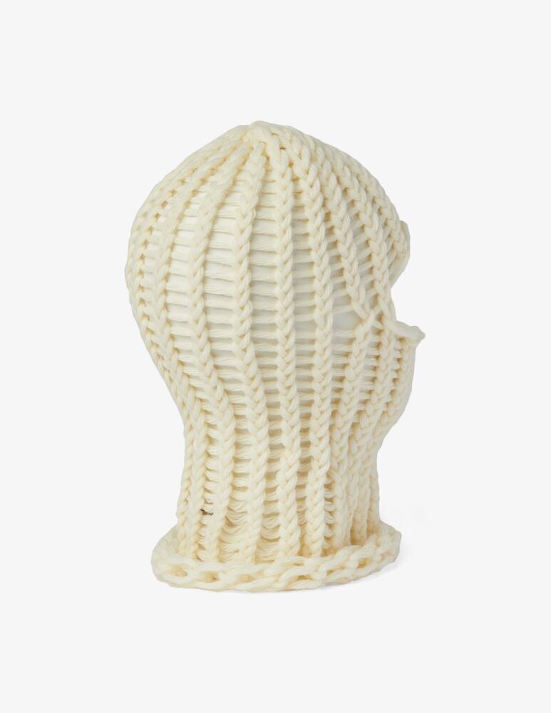 rinascente C.rusade Wool loose balaclava - White