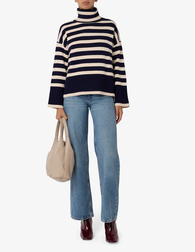 rinascente Annarita N Striped turtleneck jumper