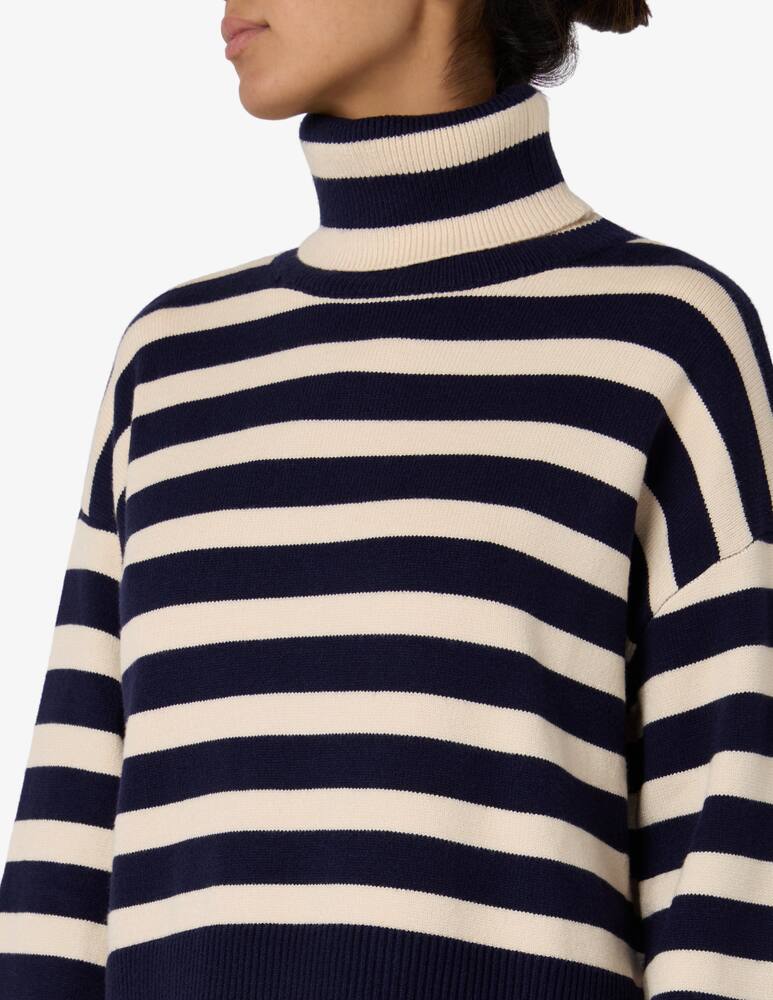 rinascente Annarita N Striped turtleneck jumper