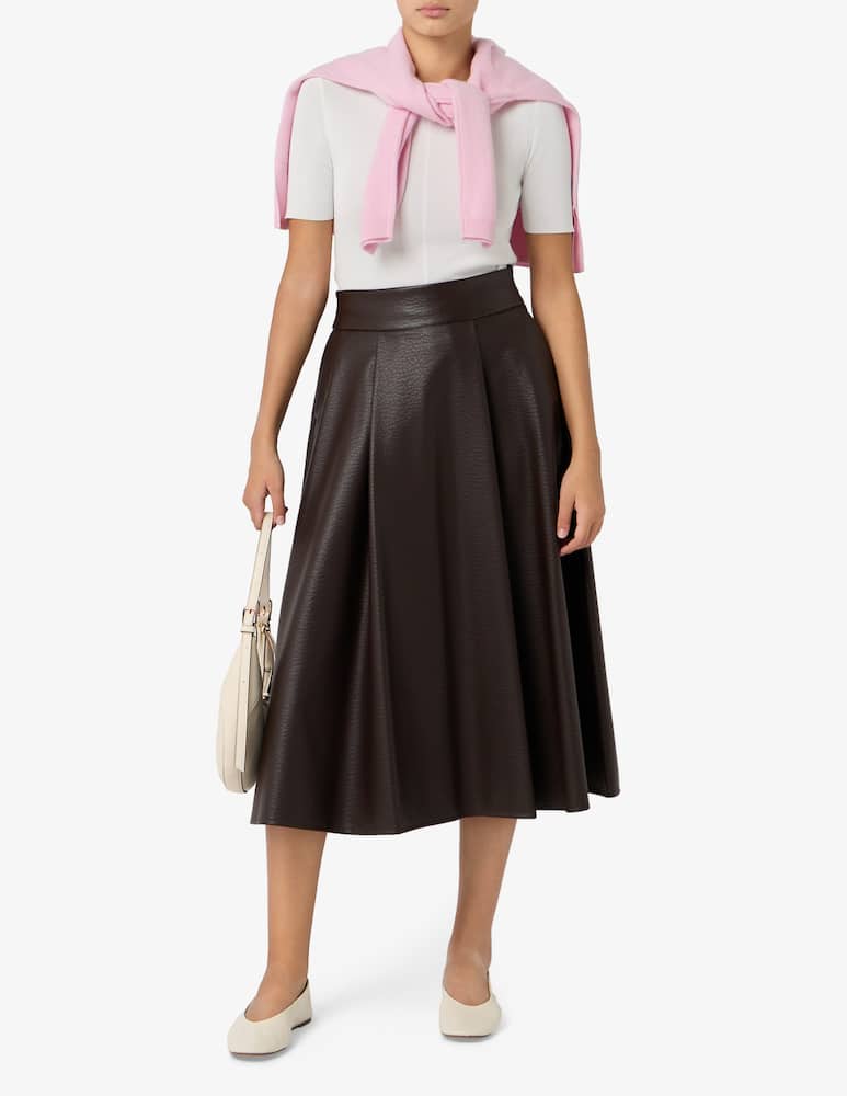 rinascente Annarita N Mart faux leather skirt
