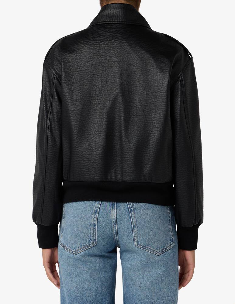 rinascente Annarita N Faux leather bomber jacket