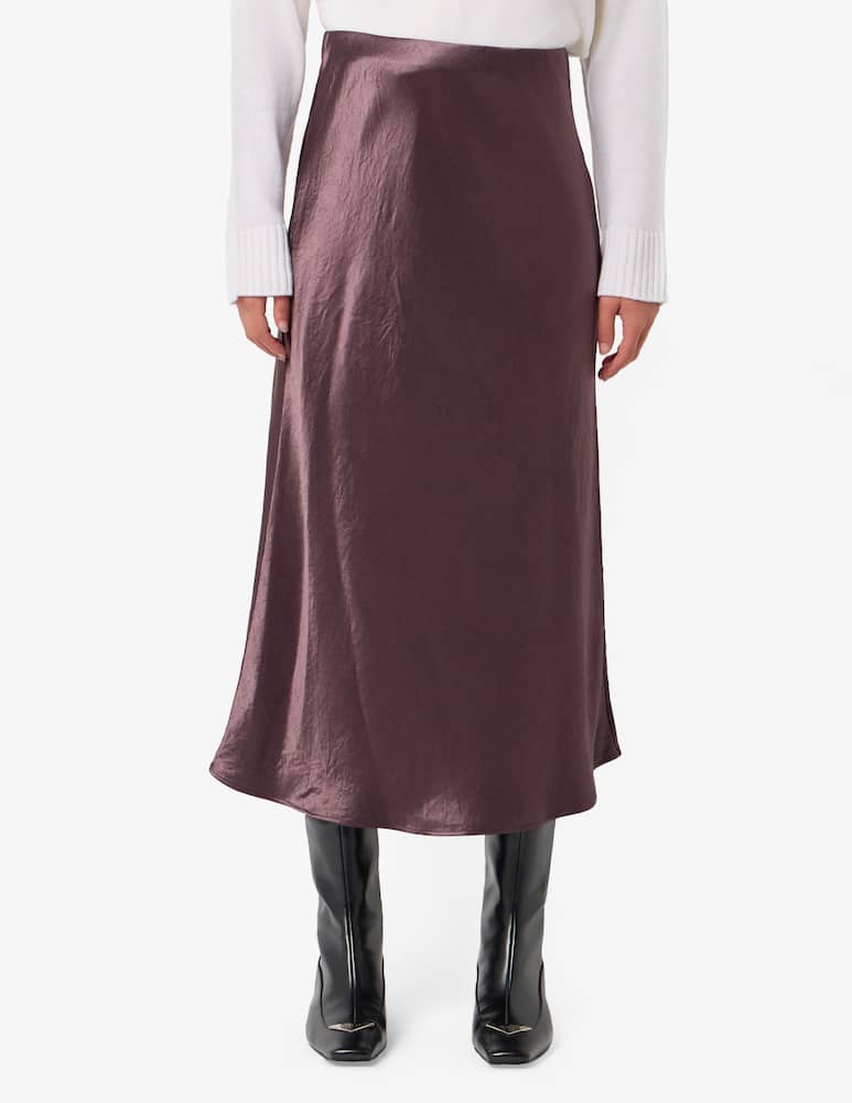 rinascente MM Alessio acetate midi skirt Max Mara