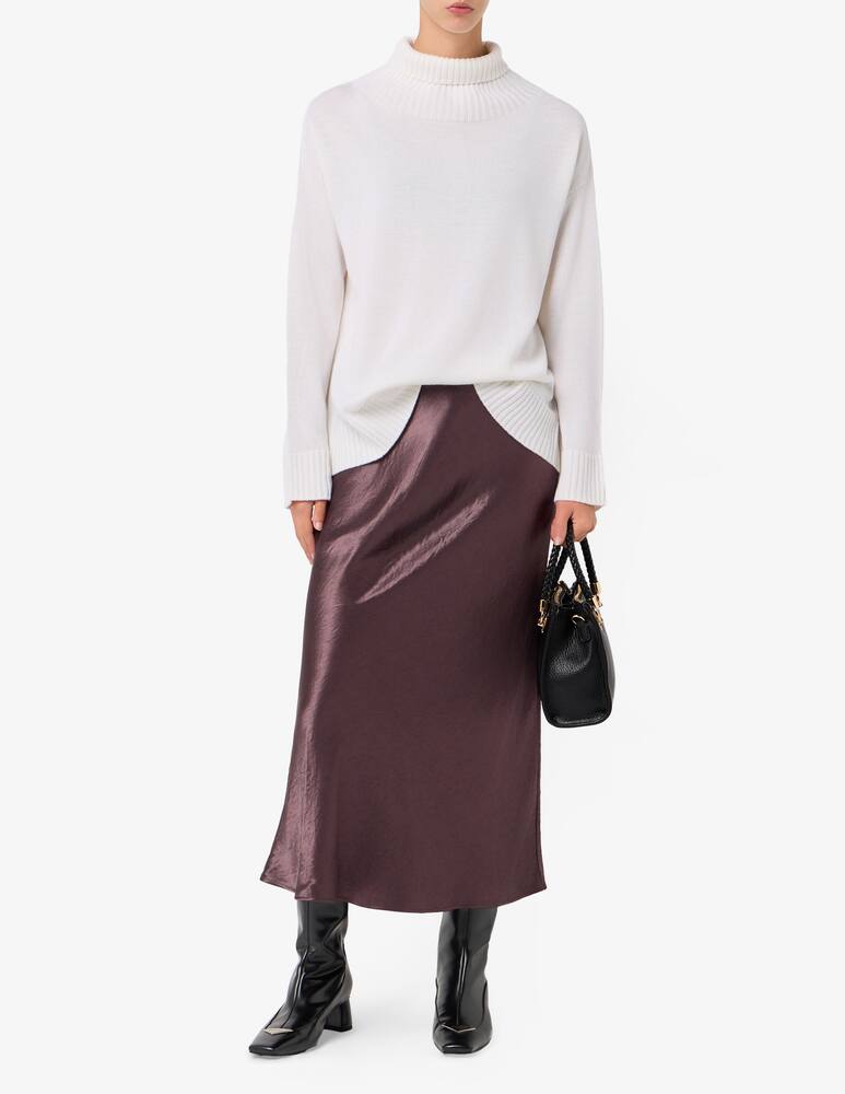 rinascente MM Alessio acetate midi skirt Max Mara
