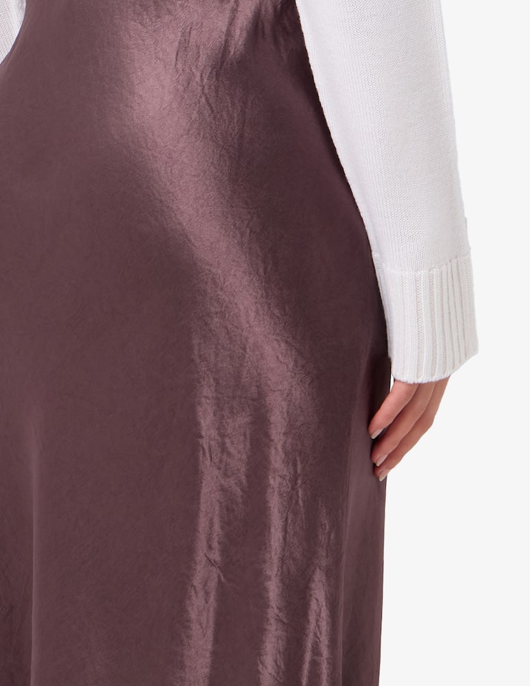 rinascente MM Alessio acetate midi skirt Max Mara