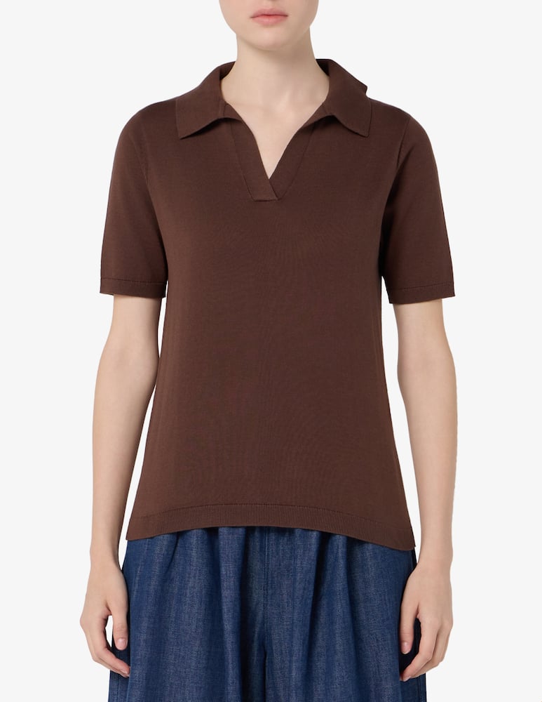 rinascente Weekend Max Mara Polo in misto seta Roncolo