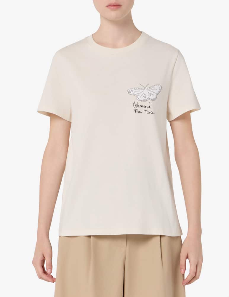 rinascente Weekend Max Mara T-shirt in cotone Guglia