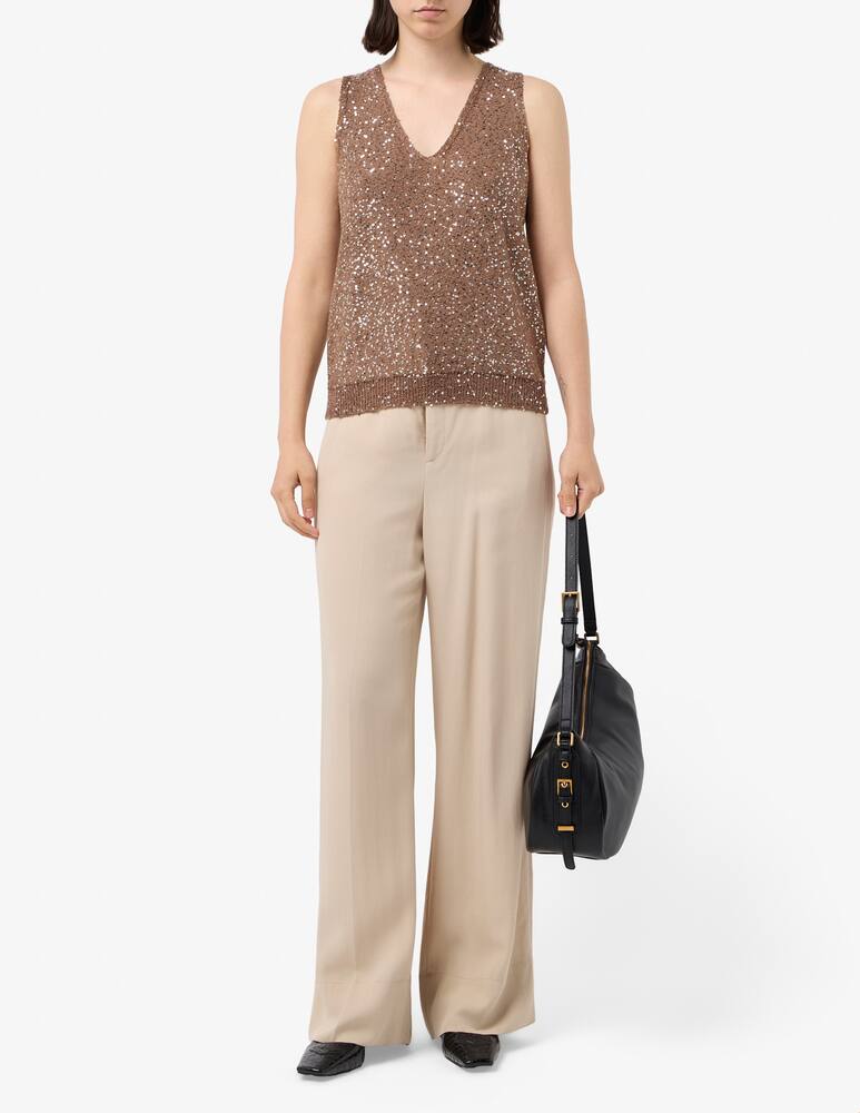 rinascente Weekend Max Mara Top con paillettes Acaici