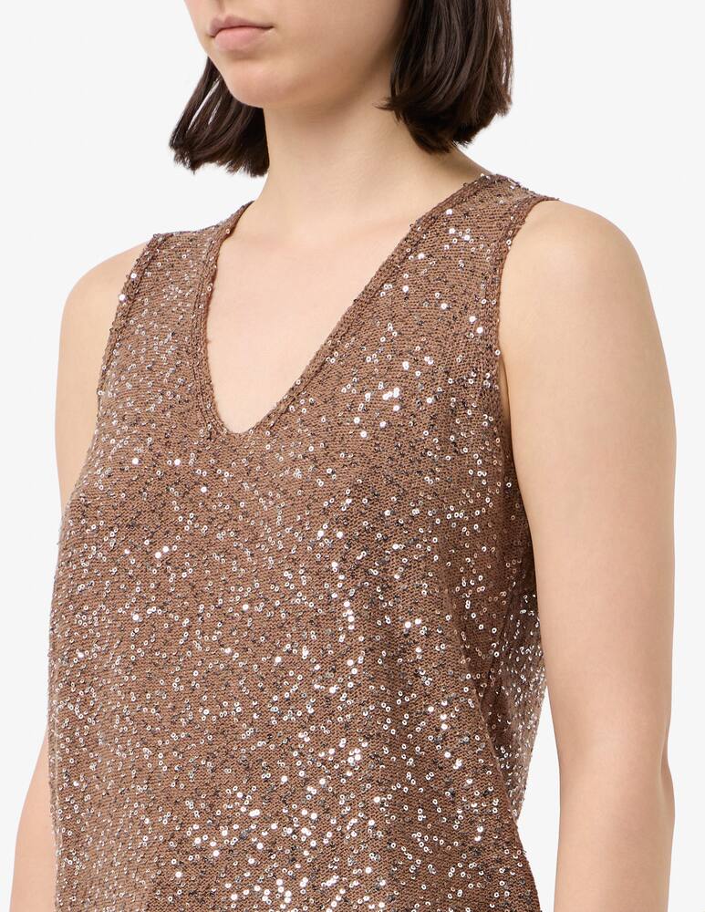 rinascente Weekend Max Mara Top con paillettes Acaici