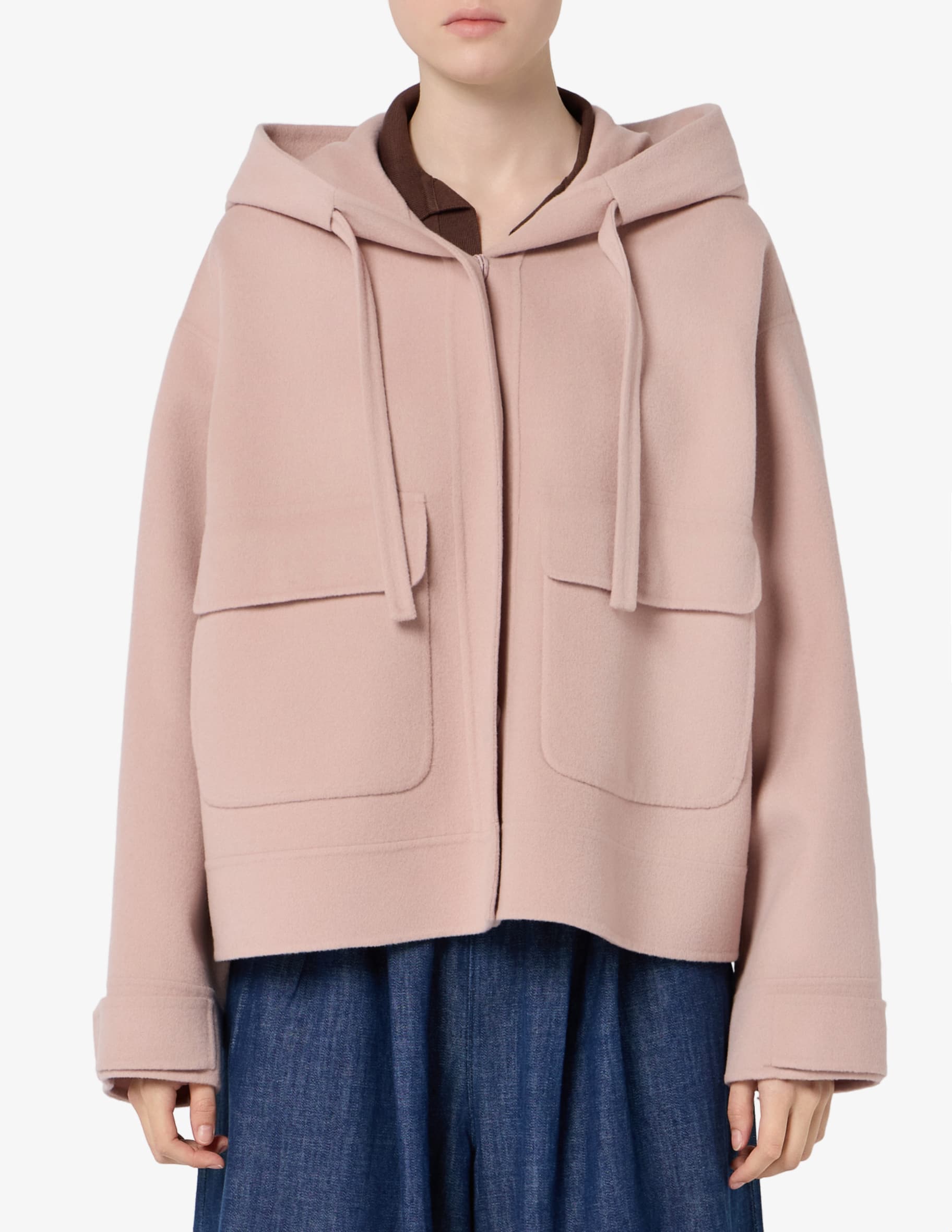 rin-k様 MaxMara Teddino Biker Short Coat Short jacket in water