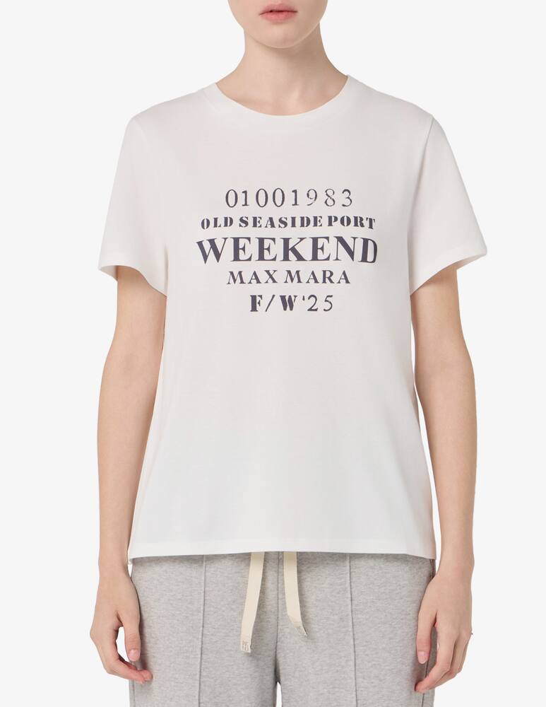 rinascente Weekend Max Mara T-shirt in cotone Guglia