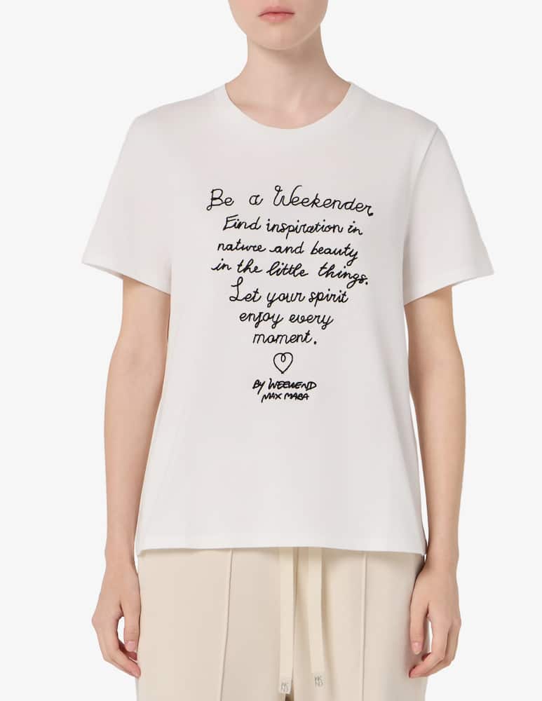 rinascente Weekend Max Mara Ara cotton t-shirt