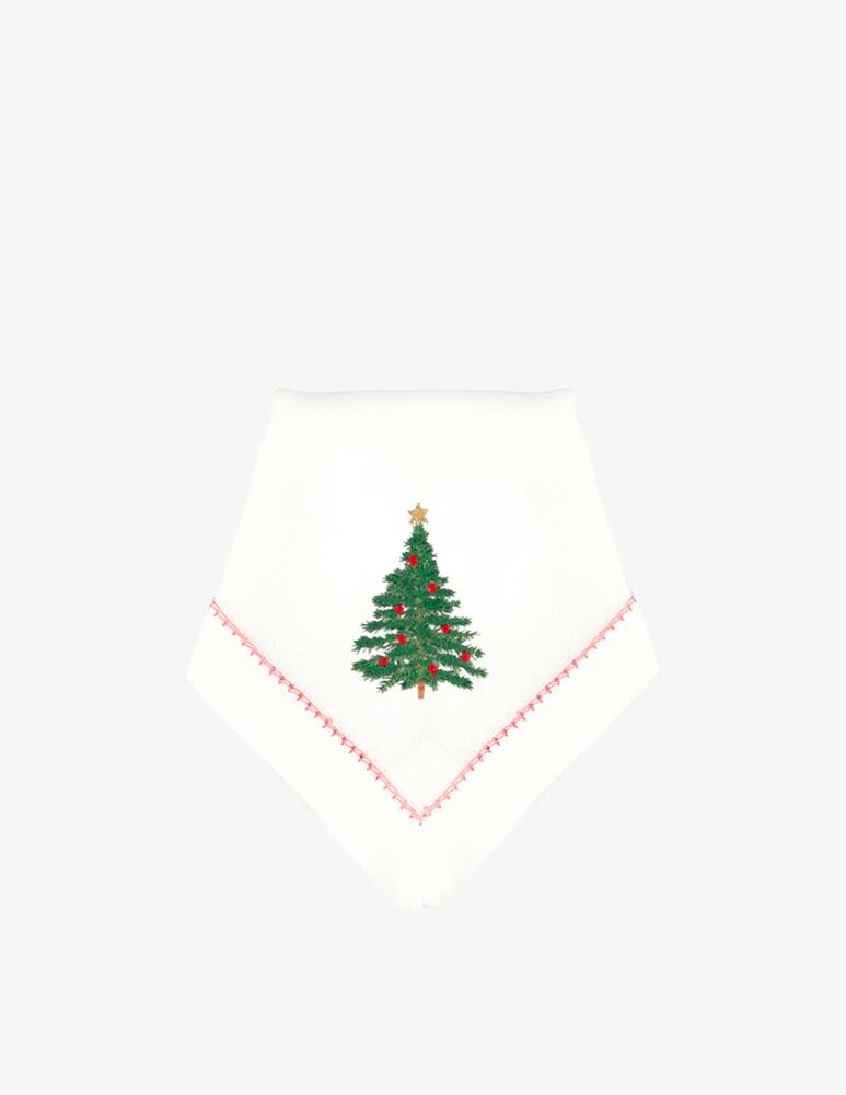 rinascente Mariaida Home Embroidered Napkin with Tree
