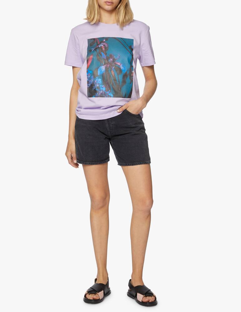 rinascente Lisa King T-shirt stampata in cotone organico