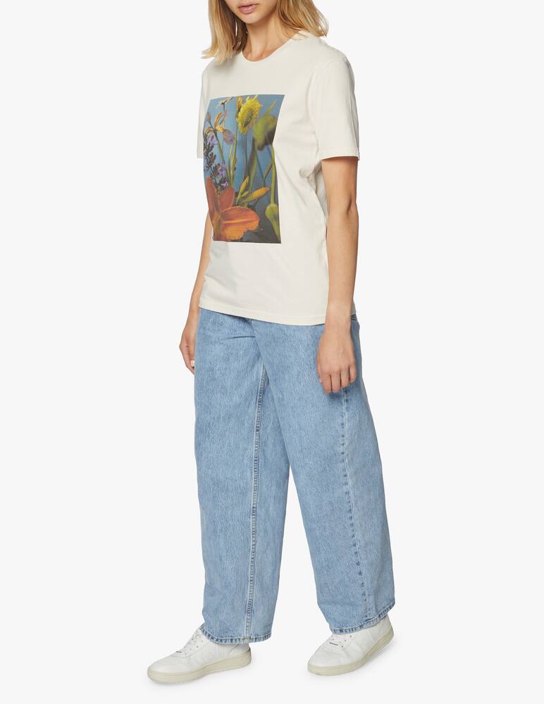 rinascente Lisa King T-shirt stampata in cotone organico