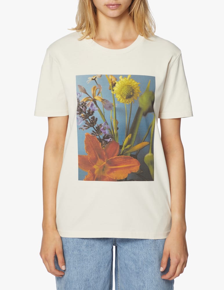 rinascente Lisa King T-shirt stampata in cotone organico