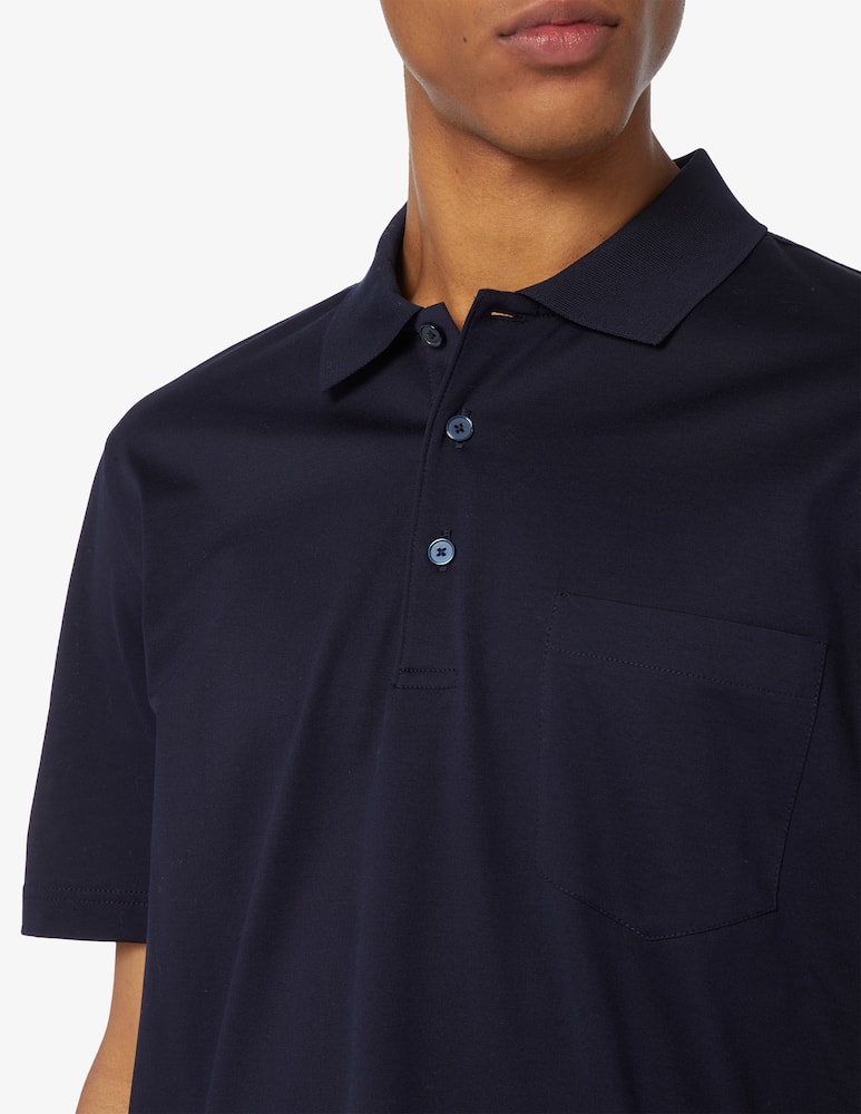 rinascente Rinascente Collection Jersey polo shirt with pocket 