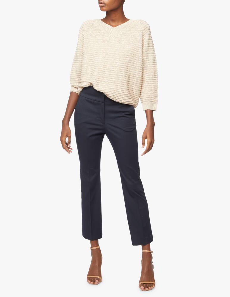 rinascente Peserico Pantalone a zampa in cotone