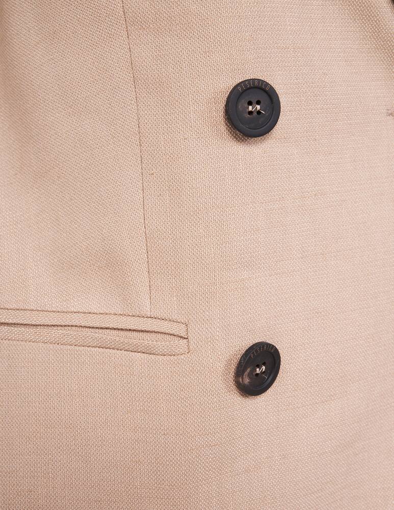 rinascente Peserico Double breast linen blazer