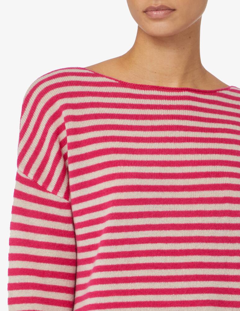 rinascente Pure Cashmere Maglione con colla a barca in cashmere
