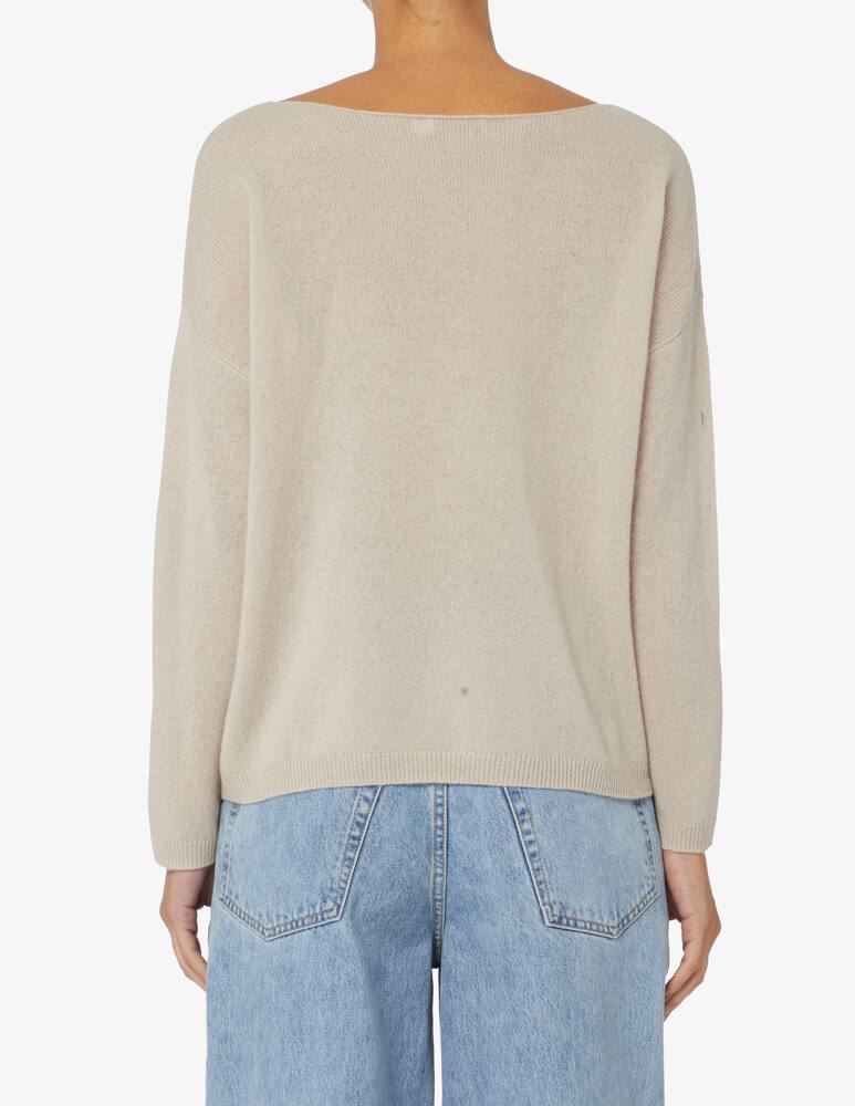 rinascente Pure Cashmere Maglione con colla a barca in cashmere