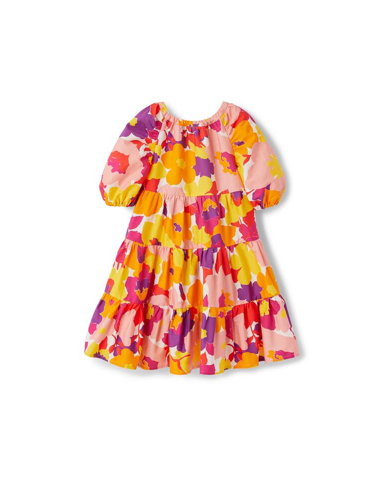 rinascente Il Gufo Short sleeve dress with fantasy pattern