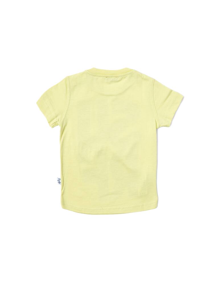 rinascente Il Gufo Short sleeve cotton jersey t-shirt with surf print