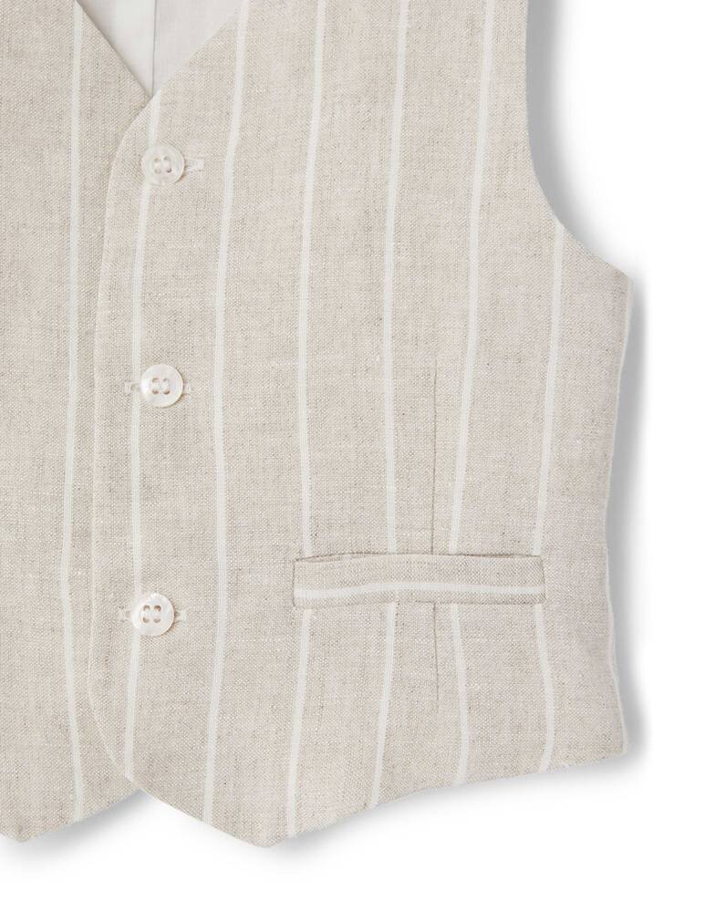 rinascente Il Gufo Striped linen vest