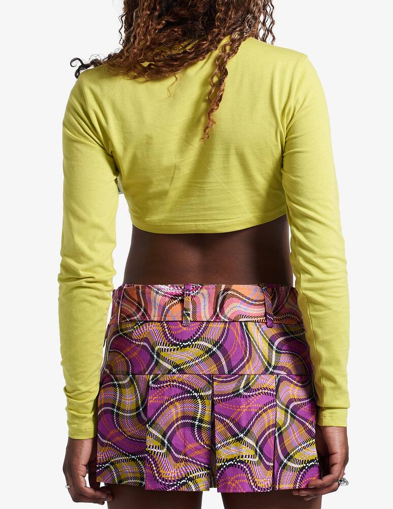 rinascente The Ragged Priest T-shirt crop Alien - Giallo