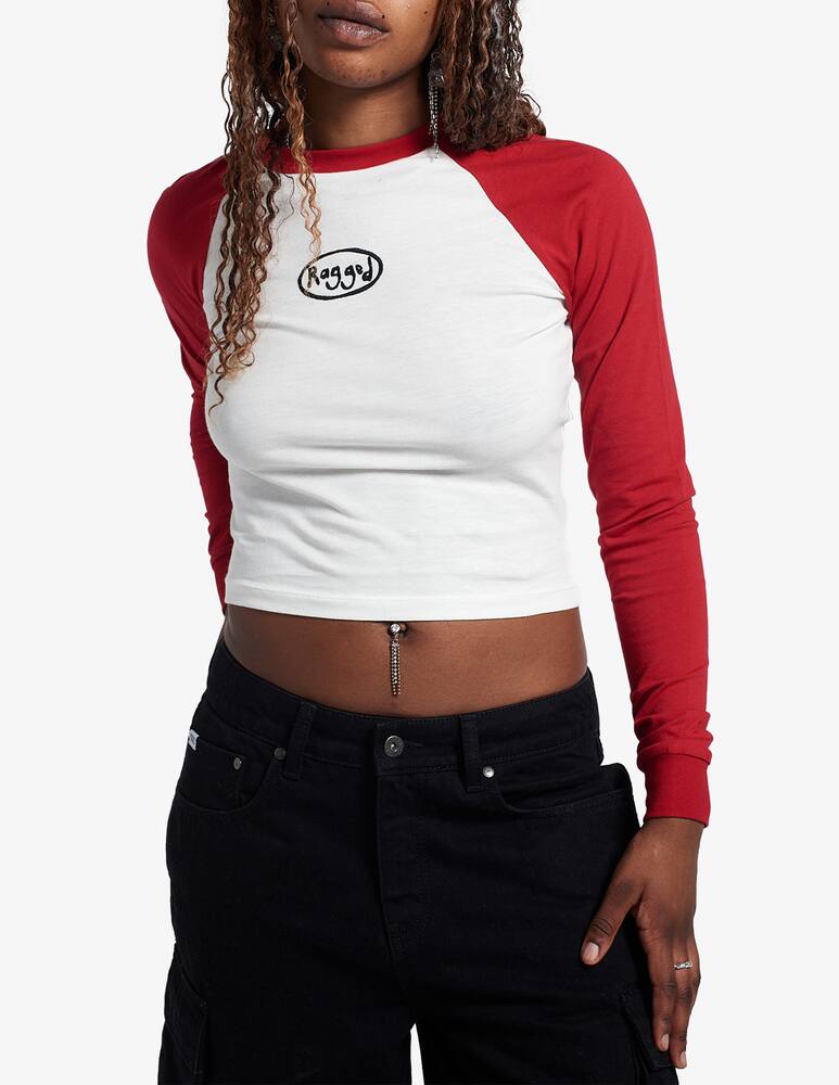 rinascente The Ragged Priest T-shirt Raglan - Rosso