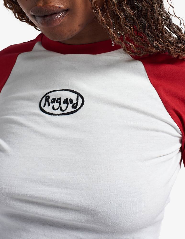 rinascente The Ragged Priest T-shirt Raglan - Rosso