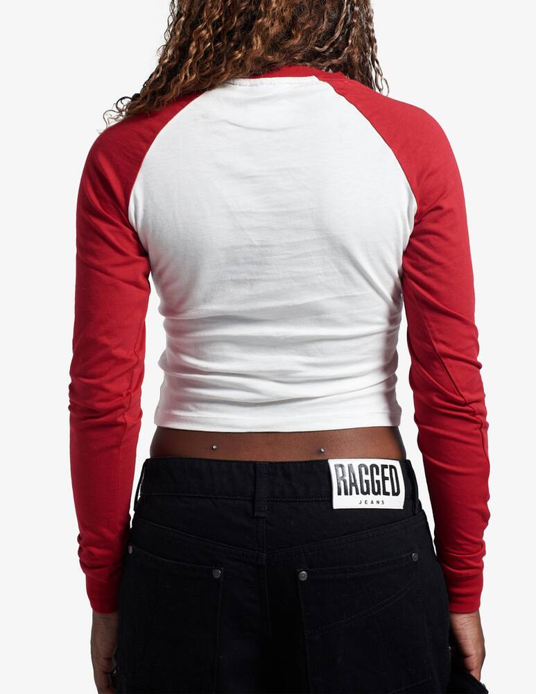 rinascente The Ragged Priest T-shirt Raglan - Rosso