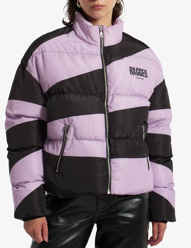 The Ragged Priest Zonked bomber jacket - Violet - picture 1 The Ragged Priest Zonked bomber jacket - Violet - picture 1
