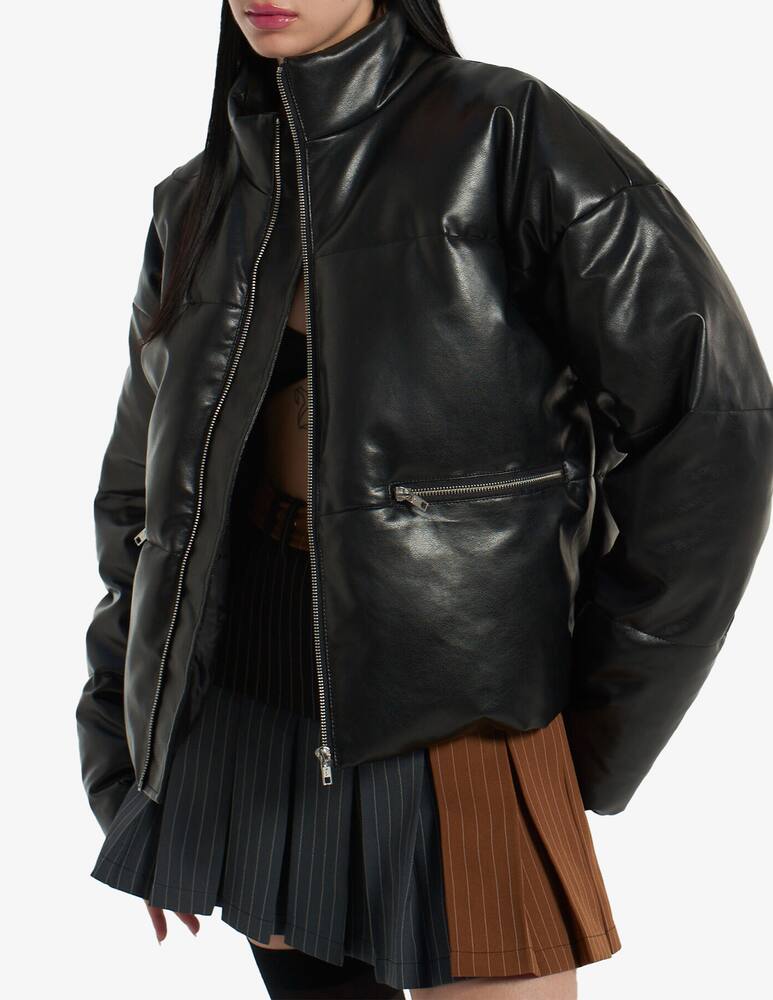 The Ragged Priest Giacca bomber in pelle sintetica Boss - Nero - immagine 1 The Ragged Priest Giacca bomber in pelle sintetica Boss - Nero - immagine 1