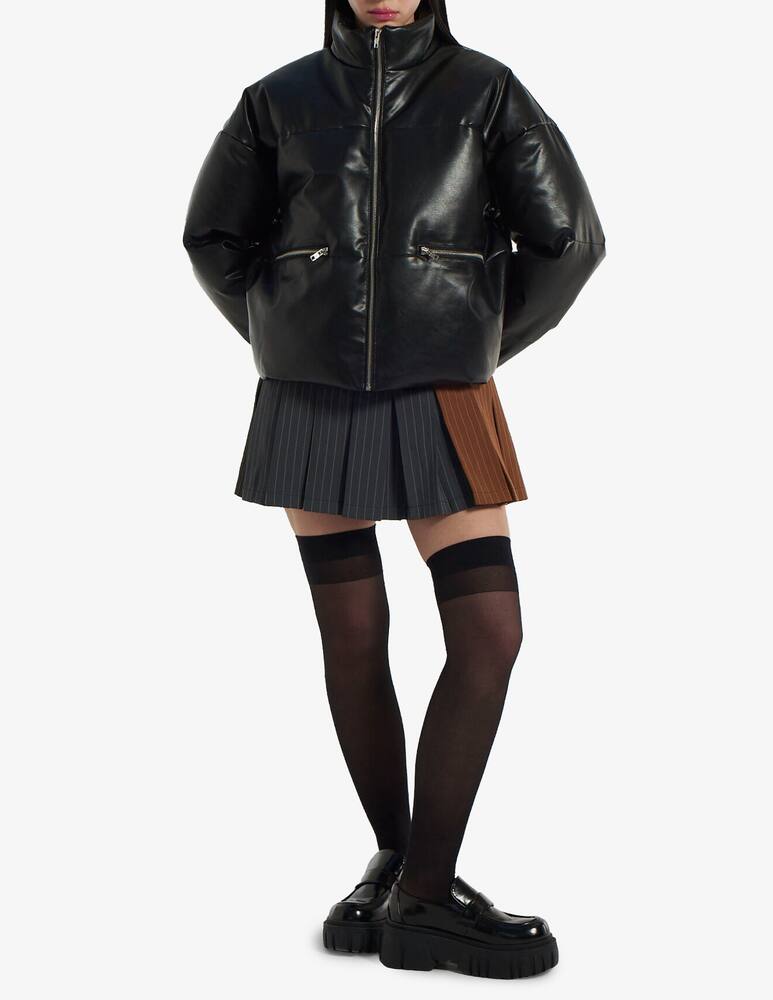 rinascente The Ragged Priest Giacca bomber in pelle sintetica Boss - Nero