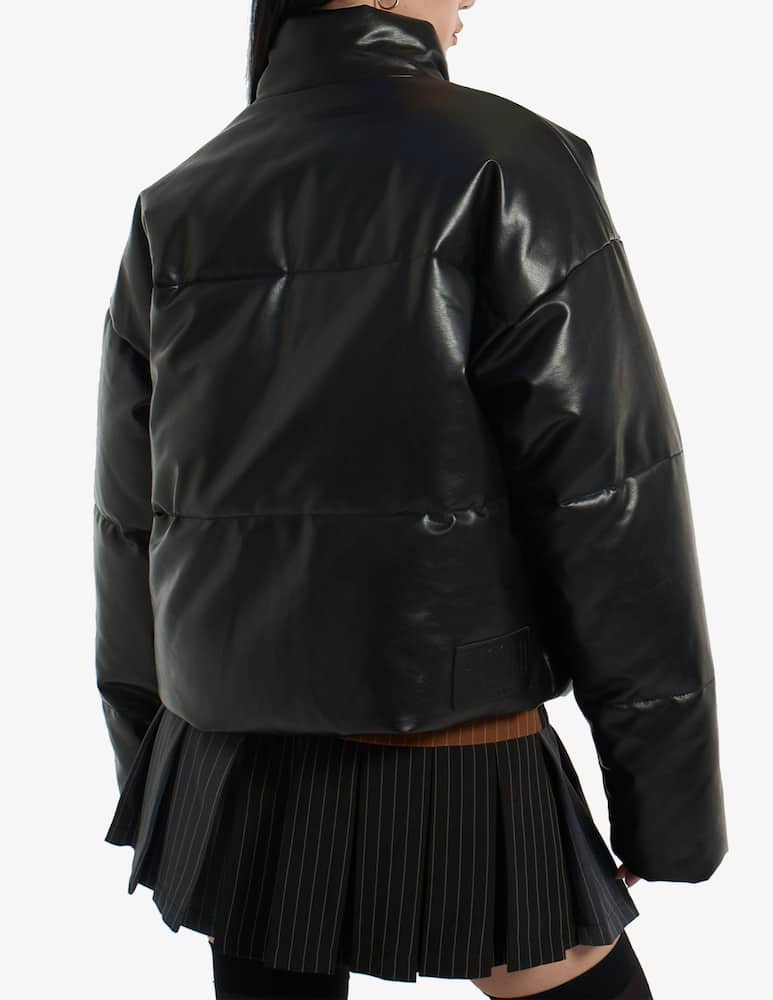 rinascente The Ragged Priest Giacca bomber in pelle sintetica Boss - Nero