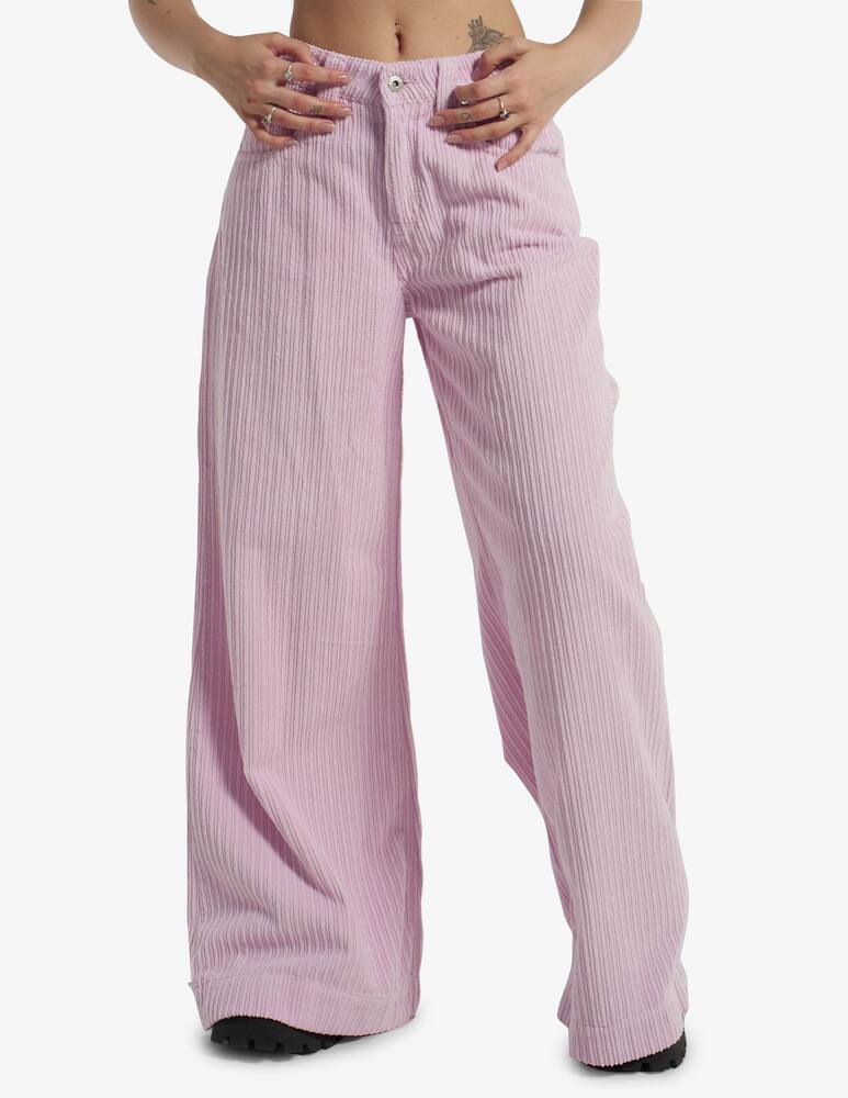 The Ragged Priest Pink corduroy palazzo trousers - Pink - picture 1 The Ragged Priest Pink corduroy palazzo trousers - Pink - picture 1