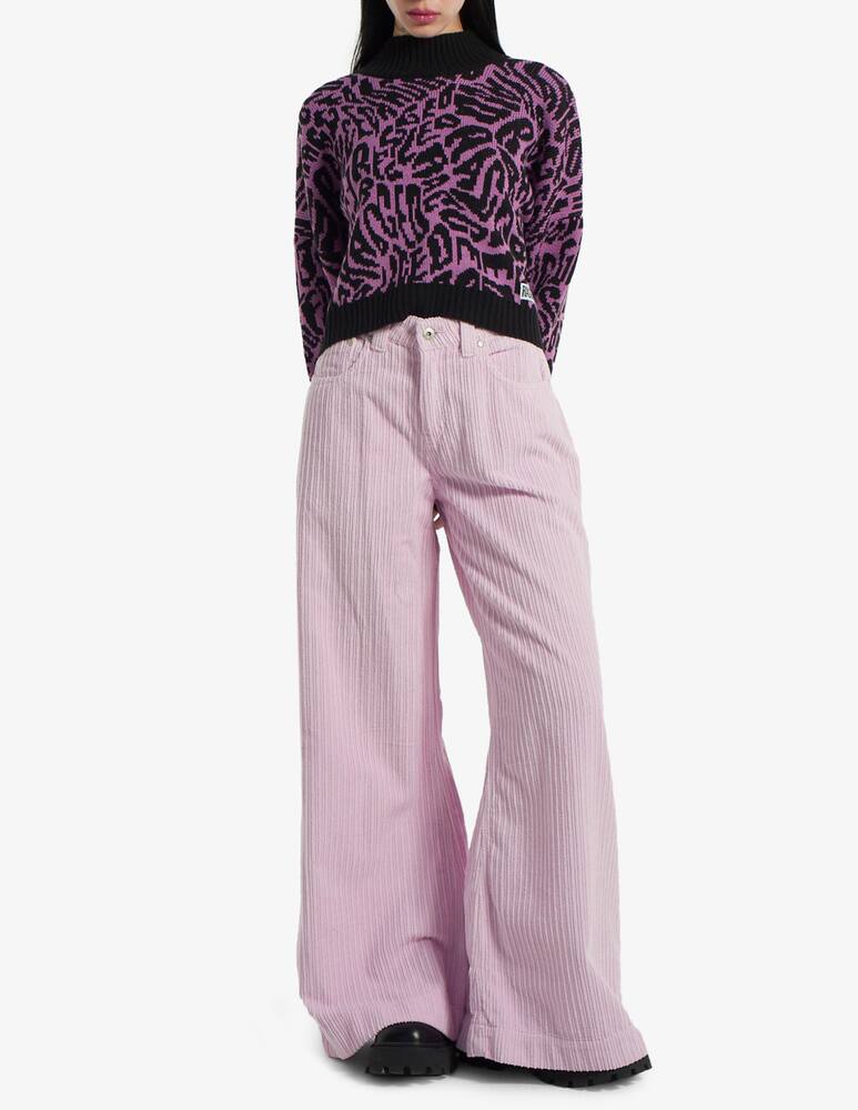 The Ragged Priest Pink corduroy palazzo trousers - Pink - picture 2 The Ragged Priest Pink corduroy palazzo trousers - Pink - picture 2