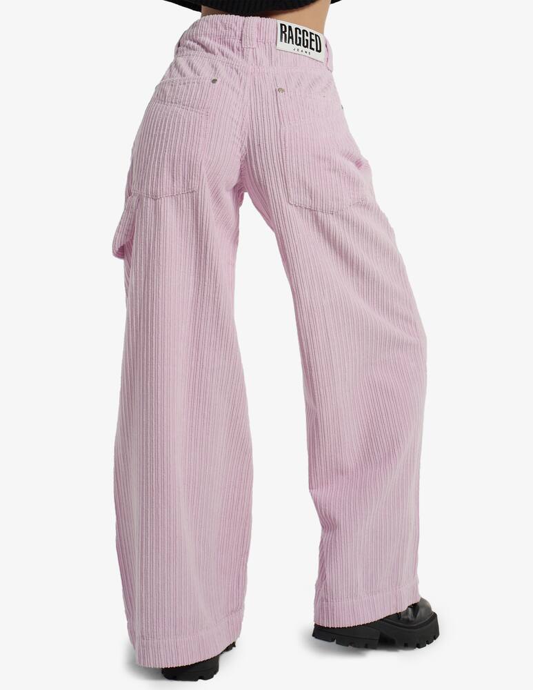 The Ragged Priest Pink corduroy palazzo trousers - Pink - picture 3 The Ragged Priest Pink corduroy palazzo trousers - Pink - picture 3