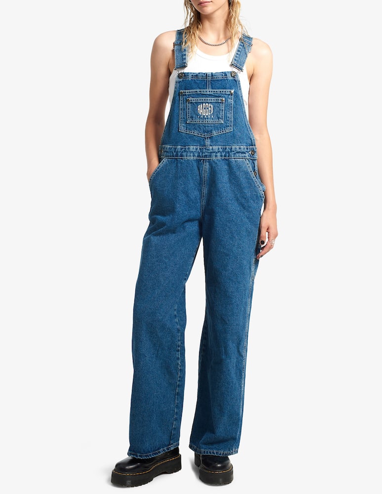 The Ragged Priest Flare jumpsuit - Blue - picture 1 The Ragged Priest Flare jumpsuit - Blue - picture 1