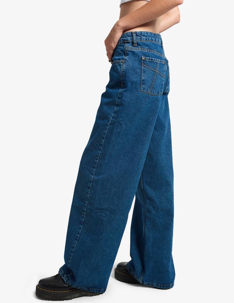 rinascente The Ragged Priest High rise palazzo jeans - Blue