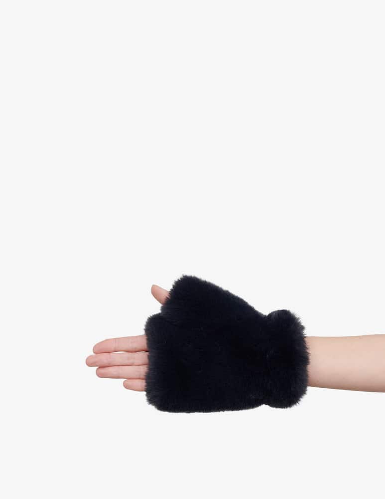 rinascente Jakke Tolly faux fur gloves - Blue