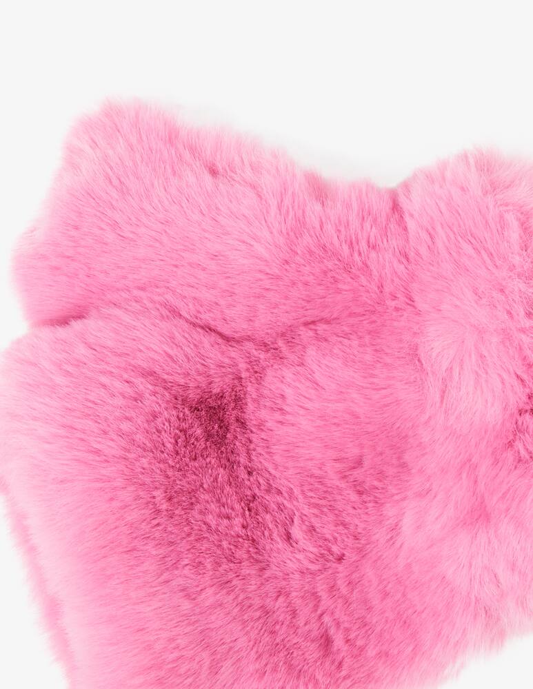 rinascente Jakke Guanti in peelliccia sintetica - Rosa