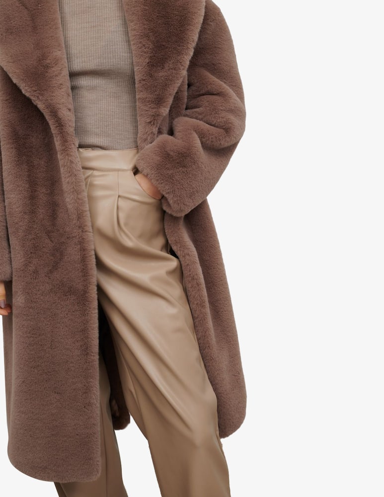 rinascente Jakke Spolverino lungo in ecopelliccia Katie wear e care  - Marrone